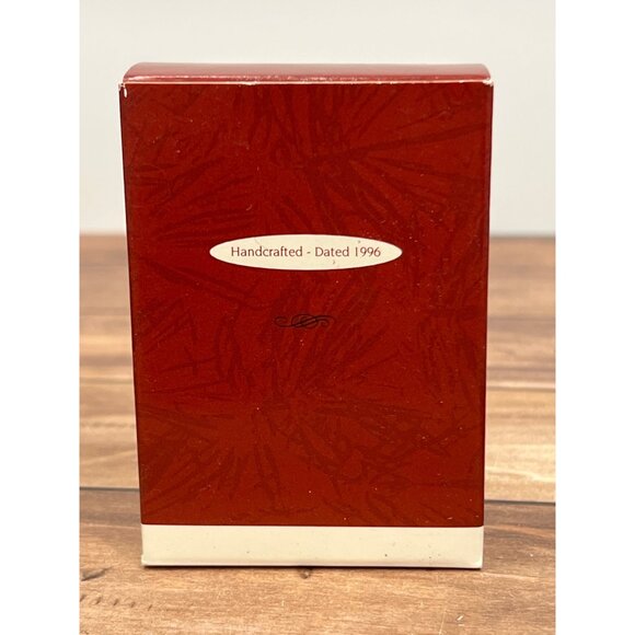 1996 HALLMARK KEEPSAKE ORNAMENT QX5699 GRANDSON PUPPY ON SLED - Picture 3 of 9